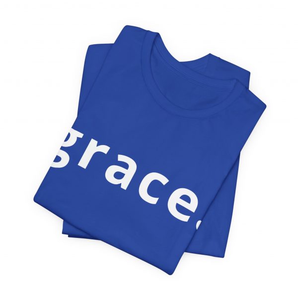 10059571460912687843_2048.jpeg "Grace" Minimalist Inspirational Christian Faith T-Shirt (Jersey Thin)