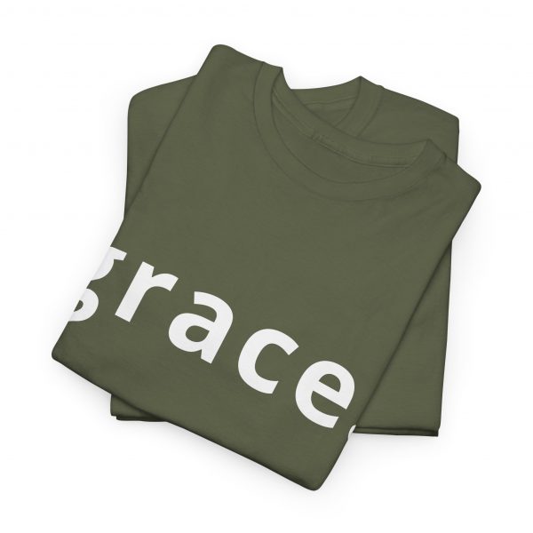 "Grace" Minimalist Inspirational Christian Faith T-Shirt (Heavy Cotton)