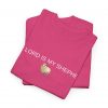 "The Lord Is My Shepherd" Christian Faith Shirt with Cute Sheep (Heavy Cotton)