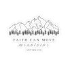1128712020175817848_1200.jpeg "Faith Can Move Mountains" (Matthew 17:20) Kiss-Cut Sticker Christian Mountain Graphic