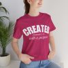 11463338098357028178_2048-1.jpeg "Created With A Purpose" (Ephesians 2:10) Christian Faith Scripture T-Shirt (Jersey Thin)
