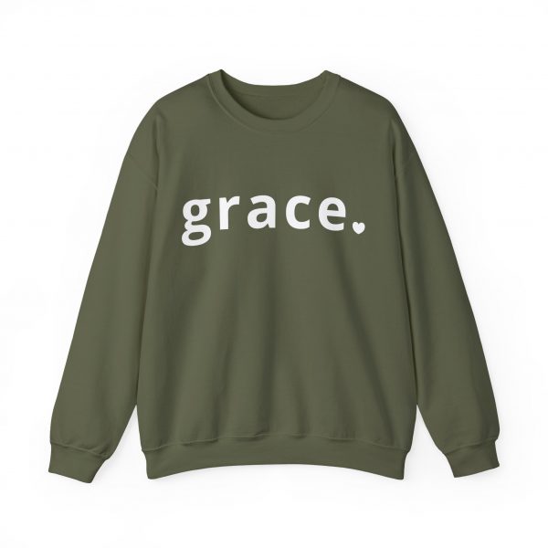 "Grace" Minimalist Inspirational Christian Faith Sweatshirt