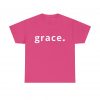 "Grace" Minimalist Inspirational Christian Faith T-Shirt (Heavy Cotton)