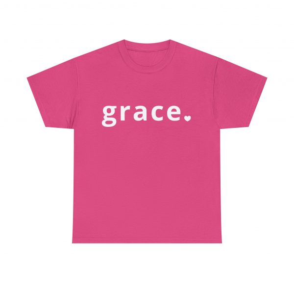 "Grace" Minimalist Inspirational Christian Faith T-Shirt (Heavy Cotton)