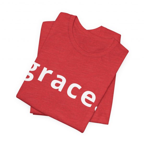 12066164670565054441_2048.jpeg "Grace" Minimalist Inspirational Christian Faith T-Shirt (Jersey Thin)