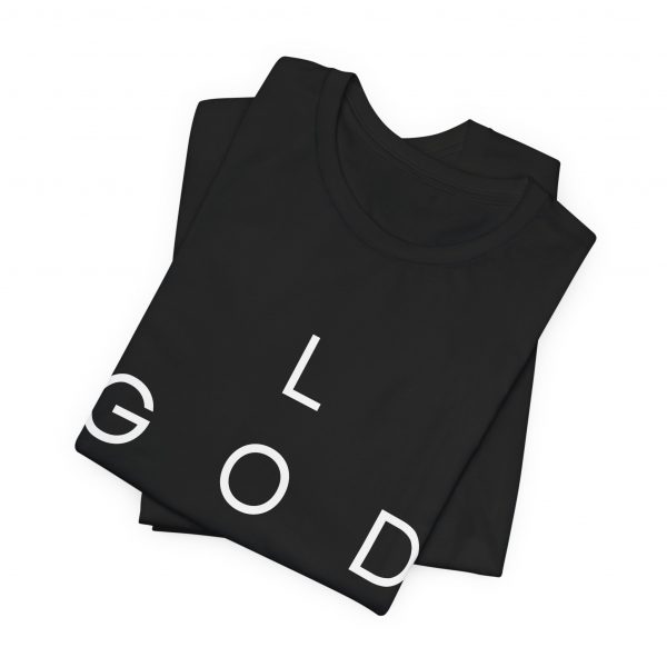 12270707010823564413_2048.jpeg "Love God/God Love" Minimal Christian Faith Cross T‑Shirt (Jersey Thin)