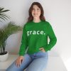 "Grace" Minimalist Inspirational Christian Faith Sweatshirt