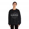 "Faith Can Move Mountains" (Matthew 17:20) Christian Mountain Graphic Sweatshirt