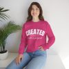 "Created With A Purpose" (Ephesians 2:10) Christian Faith Scripture Sweatshirt