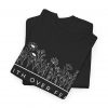 "Faith Over Fear" (Psalm 34) Floral Scripture Christian Faith T-Shirt (Heavy Cotton)