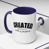 "Created With A Purpose" (Ephesians 2:10) Christian Faith Scripture Mug