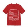 "Jesus Paid It All" (Romans 6:23) Receipt of Grace Christian Faith T-Shirt (Jersey Thin)
