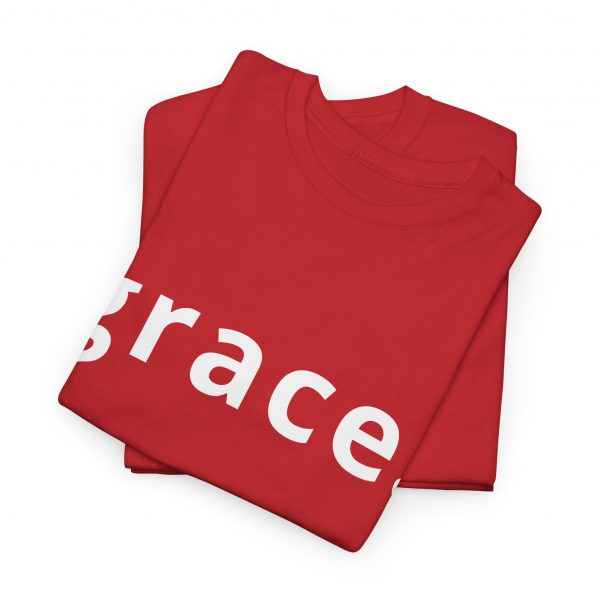 "Grace" Minimalist Inspirational Christian Faith T-Shirt (Heavy Cotton)