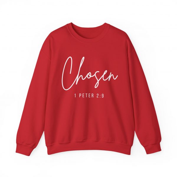 "Chosen" (1 Peter 2:9) Christian Faith Scripture Sweatshirt