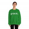 "Grace" Minimalist Inspirational Christian Faith Sweatshirt