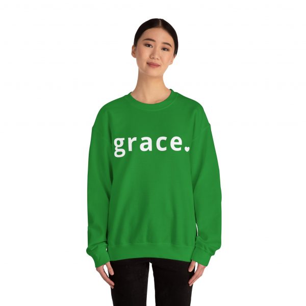 "Grace" Minimalist Inspirational Christian Faith Sweatshirt