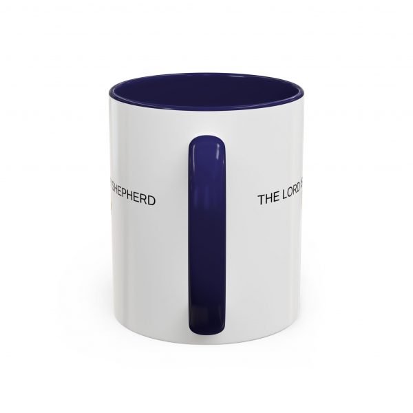 13295142433507056422_2048.jpeg "The Lord Is My Shepherd" Accent Christian Coffee Mug