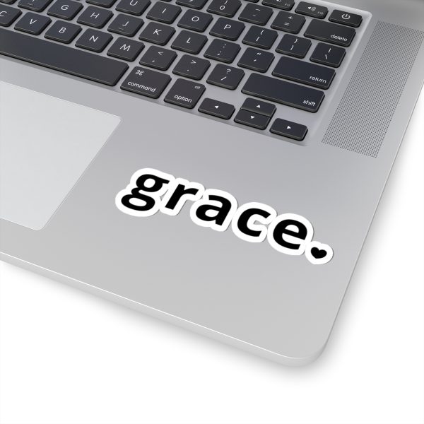 "Grace" Minimalist Inspirational Christian Faith Vinyl Kiss-Cut Sticker