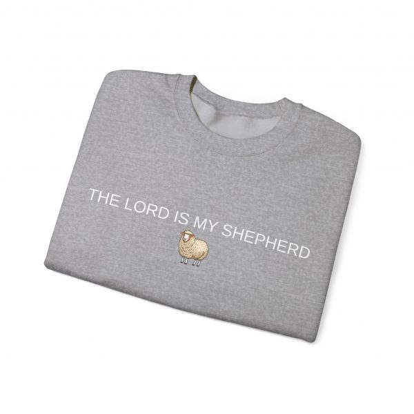 "The Lord Is My Shepherd" Christian Faith Sweatshirt with Cute Sheep