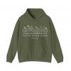13636981154625098187_2048.jpeg "Faith Over Fear" (Psalm 34) Floral Scripture Christian Faith Hoodie