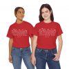 "Faith Over Fear" (Psalm 34) Floral Scripture Christian Faith T-Shirt (Heavy Cotton)