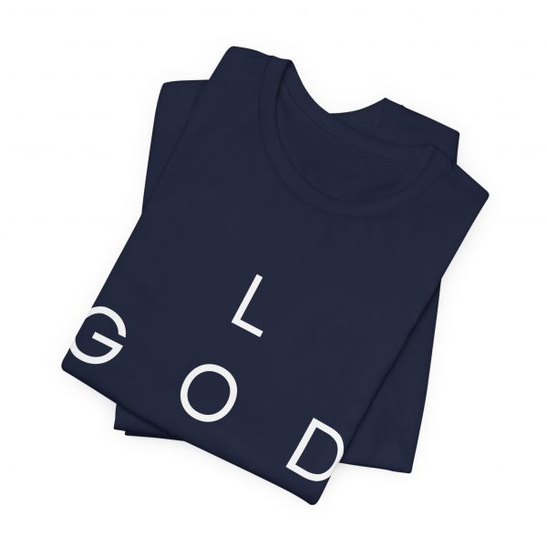 13965911213710966339_2048.jpeg "Love God/God Love" Minimal Christian Faith Cross T‑Shirt (Jersey Thin)