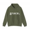 "Grace" Minimalist Inspirational Christian Faith Hoodie