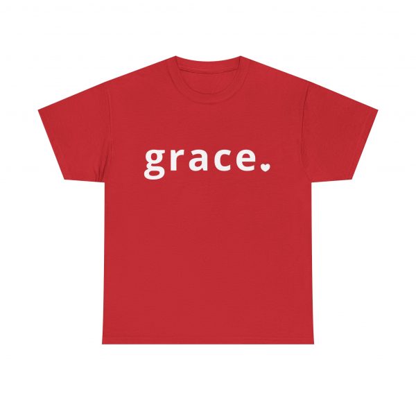 "Grace" Minimalist Inspirational Christian Faith T-Shirt (Heavy Cotton)