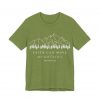 "Faith Can Move Mountains" (Matthew 17:20) Christian Mountain Graphic T-Shirt (Jersey Thin)