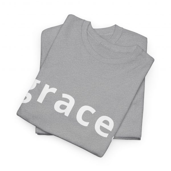 "Grace" Minimalist Inspirational Christian Faith T-Shirt (Heavy Cotton)