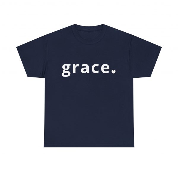 "Grace" Minimalist Inspirational Christian Faith T-Shirt (Heavy Cotton)