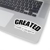 14935036061501035865_1200.jpeg "Created With A Purpose" (Ephesians 2:10) Christian Faith Scripture Vinyl Kiss-Cut Sticker