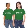 "Grace" Minimalist Inspirational Christian Faith T-Shirt (Heavy Cotton)