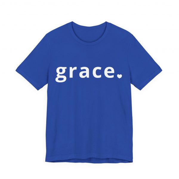 15462103273101455567_2048.jpeg "Grace" Minimalist Inspirational Christian Faith T-Shirt (Jersey Thin)