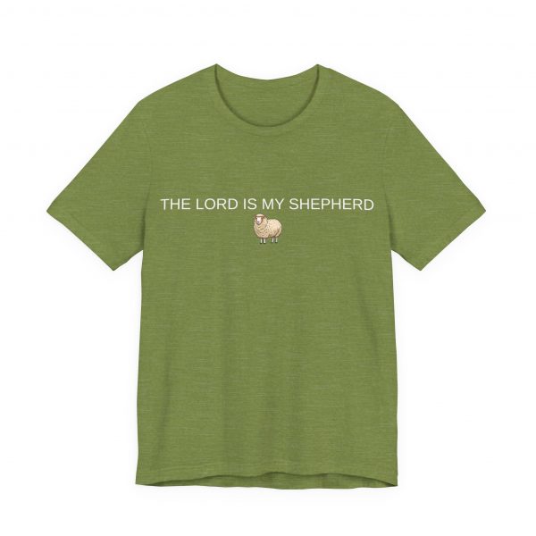 1551716309625468792_2048-1.jpeg "The Lord Is My Shepherd" Christian Faith Shirt with Cute Sheep (Jersey Thin)