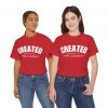 15519065810959484169_2048.jpeg "Created With A Purpose" (Ephesians 2:10) Christian Faith Scripture T-Shirt (Heavy Cotton)