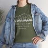15573069419024427022_2048-1.jpeg "Faith Can Move Mountains" (Matthew 17:20) Christian Mountain Graphic T-Shirt (Heavy Cotton)