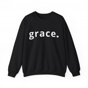 "Grace" Minimalist Inspirational Christian Faith Sweatshirt