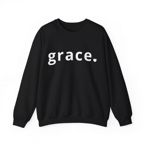 "Grace" Minimalist Inspirational Christian Faith Sweatshirt
