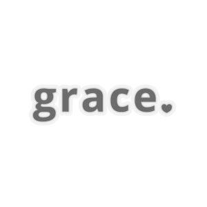 1575121675484403804_1200.jpeg "Grace" Minimalist Inspirational Christian Faith Vinyl Kiss-Cut Sticker