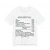 "Jesus Paid It All" (Romans 6:23) Receipt of Grace Christian Faith T-Shirt (White) (Jersey Thin)