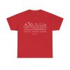 "Faith Over Fear" (Psalm 34) Floral Scripture Christian Faith T-Shirt (Heavy Cotton)
