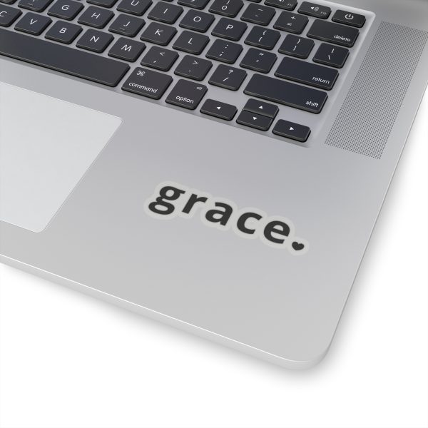 "Grace" Minimalist Inspirational Christian Faith Vinyl Kiss-Cut Sticker