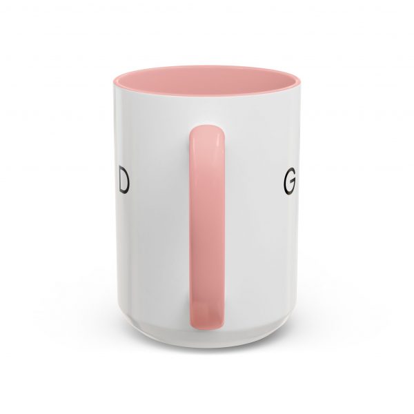 "Love God/God Love" Minimal Christian Faith Cross Ceramic Mug