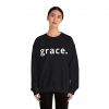 "Grace" Minimalist Inspirational Christian Faith Sweatshirt