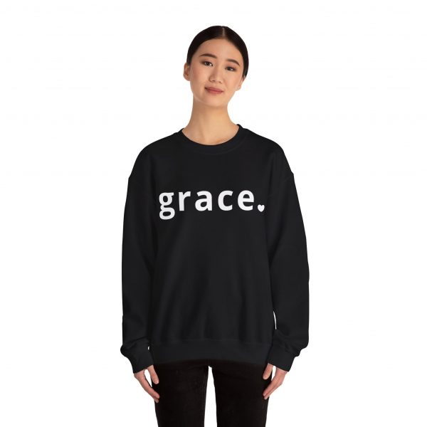 "Grace" Minimalist Inspirational Christian Faith Sweatshirt