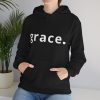 "Grace" Minimalist Inspirational Christian Faith Hoodie