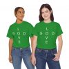 16415432378292187459_2048.jpeg "Love God/God Love" Minimal Christian Faith Cross T‑Shirt (Heavy Cotton)