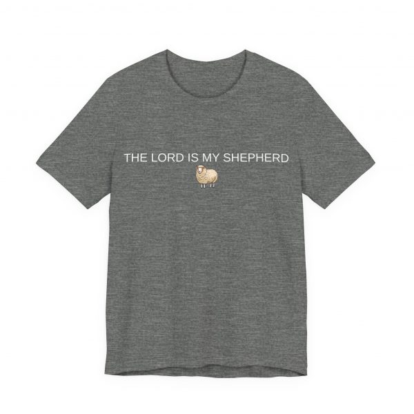 16490363550833124936_2048-1.jpeg "The Lord Is My Shepherd" Christian Faith Shirt with Cute Sheep (Jersey Thin)
