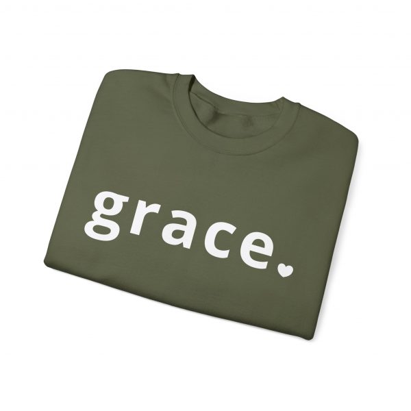 "Grace" Minimalist Inspirational Christian Faith Sweatshirt